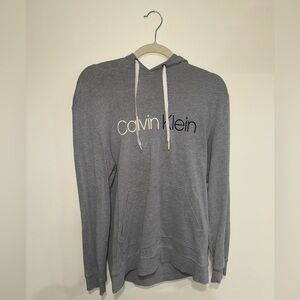 grey calvin klein pull over